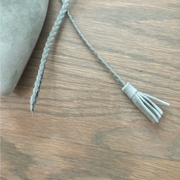 Steven Steve Madden Gennna Light Blue Pointed Toe Ballet Flat Lace Up Womens 9 - Picture 6 of 9